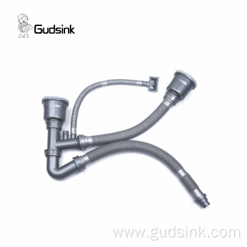 SS 304/201 PP kitchen sink water strainer siphon